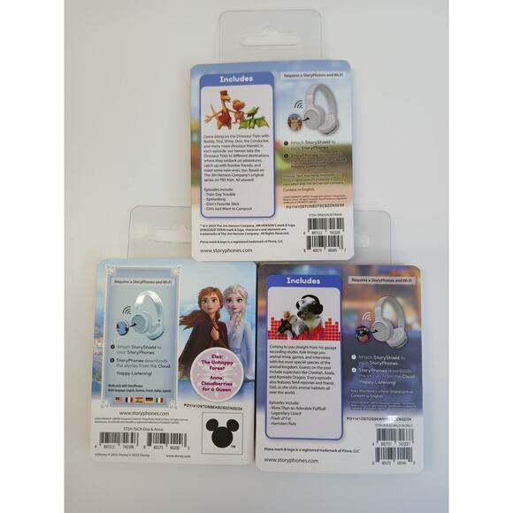 StoryPhones 3 PACK NEW Story Shields Disc Disney Headphones Storytelling SEALED - Picture 5 of 8